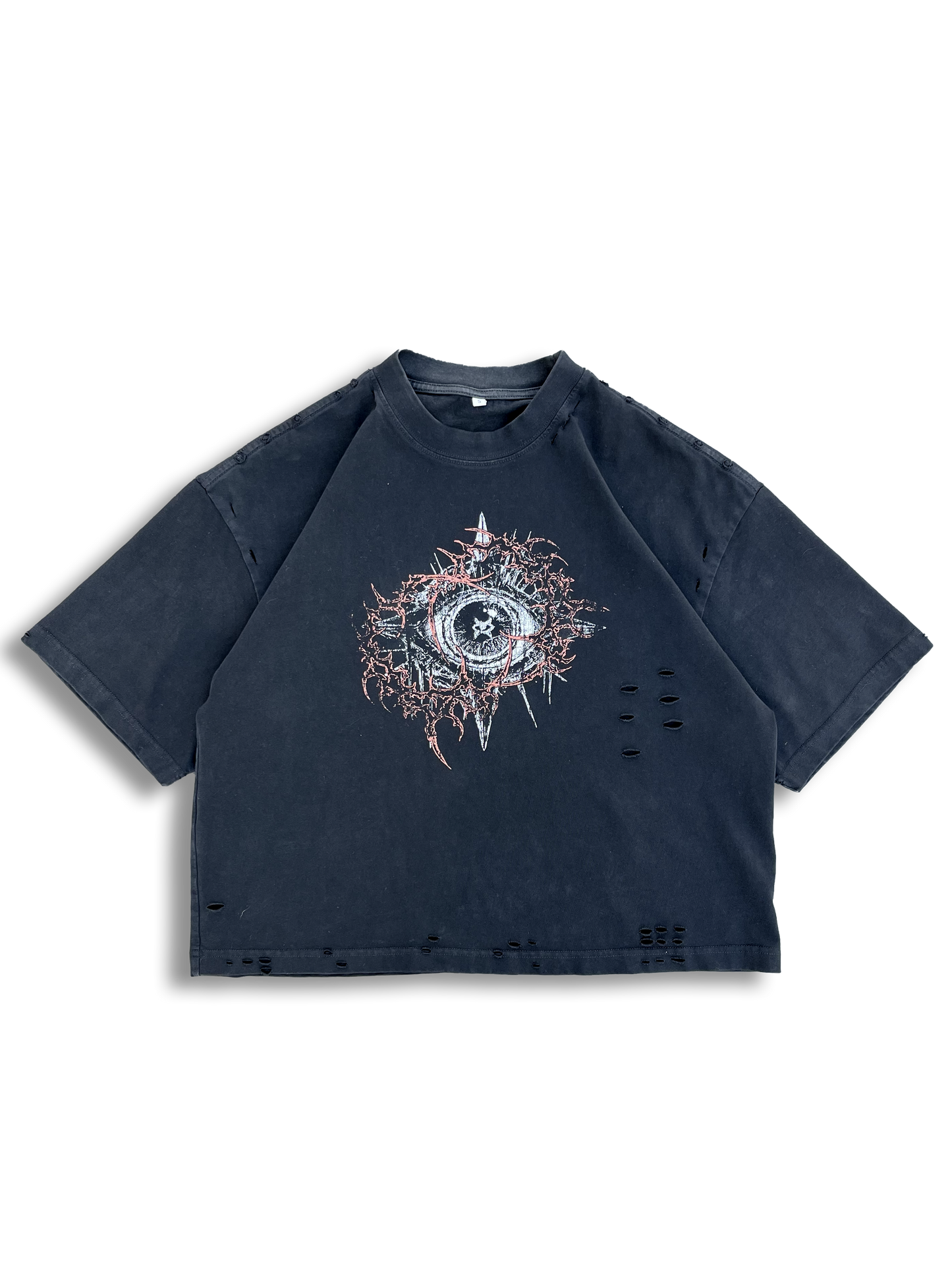 “Cyber” Boxy Cropped Tee