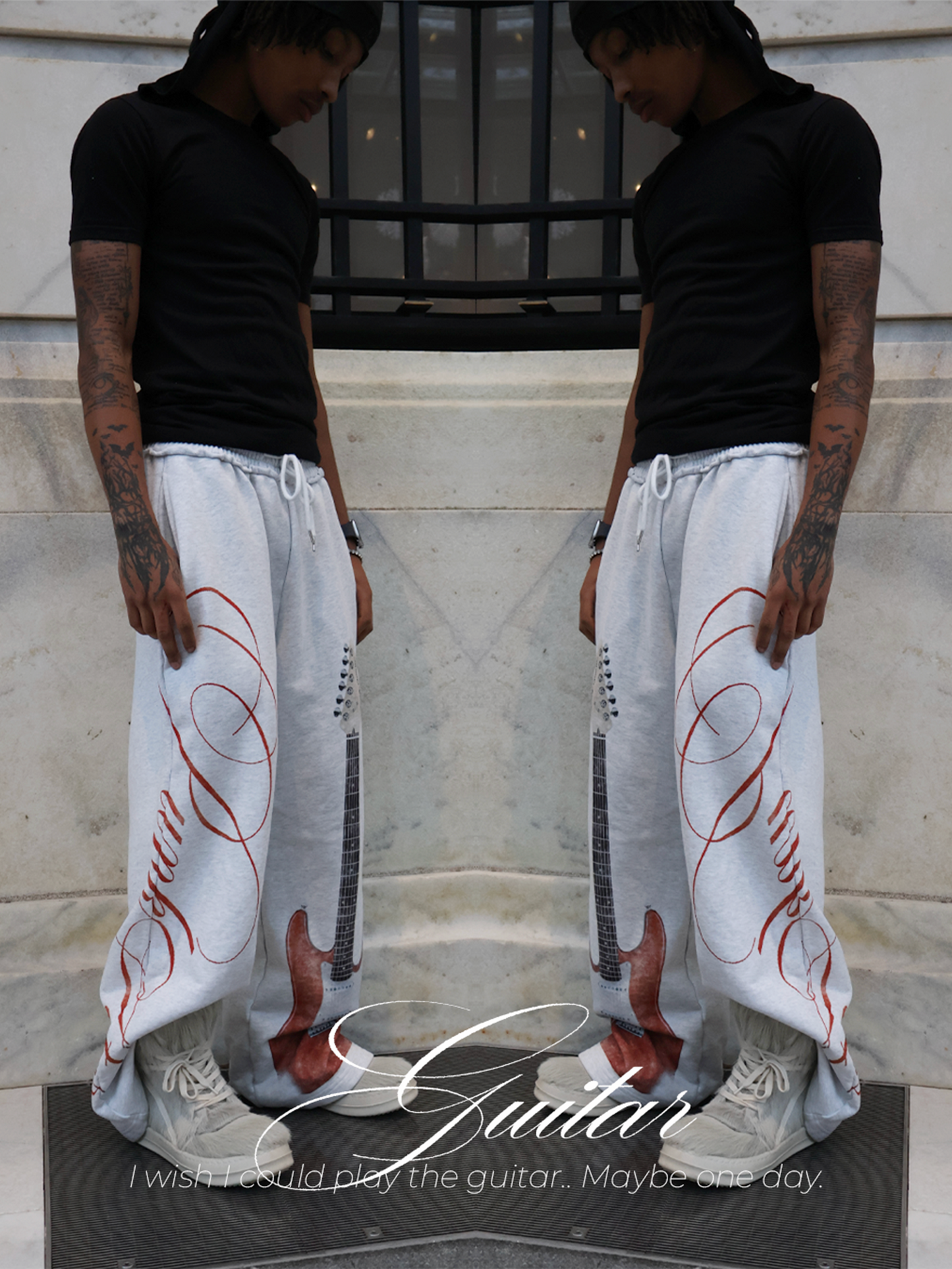 "guitar" sweatpants