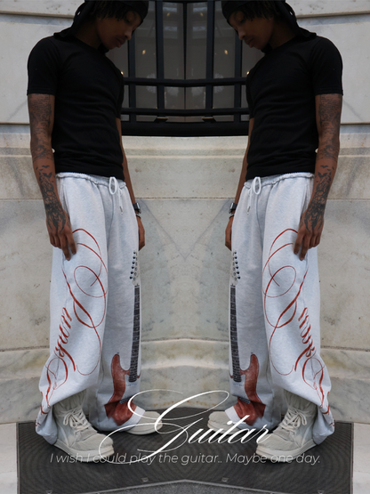 "guitar" sweatpants