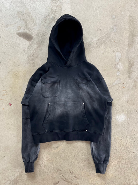 "Obsidian" Cargo Hoodie