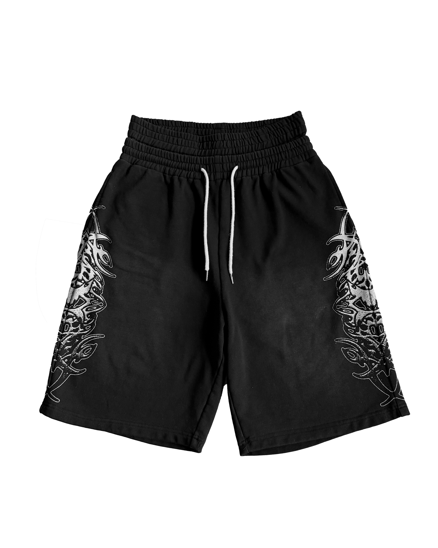 “void” baggy sweatshorts