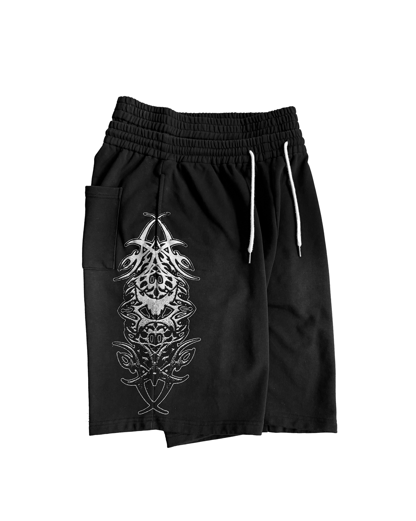 “void” baggy sweatshorts