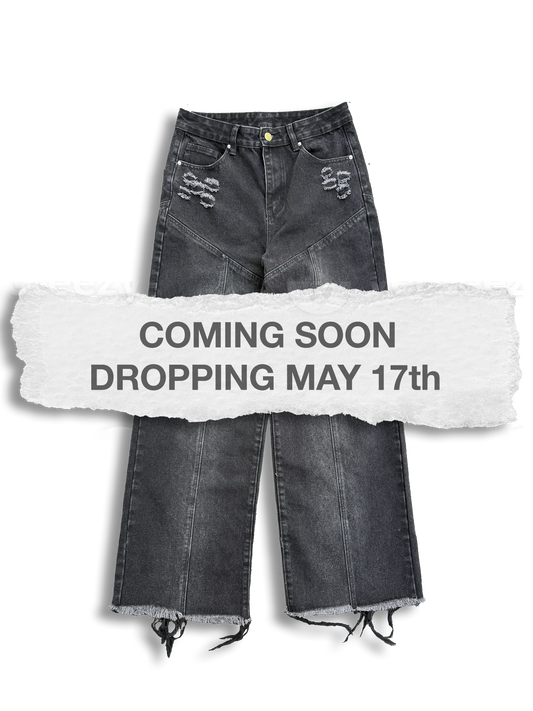 "Despair" Baggy Denim