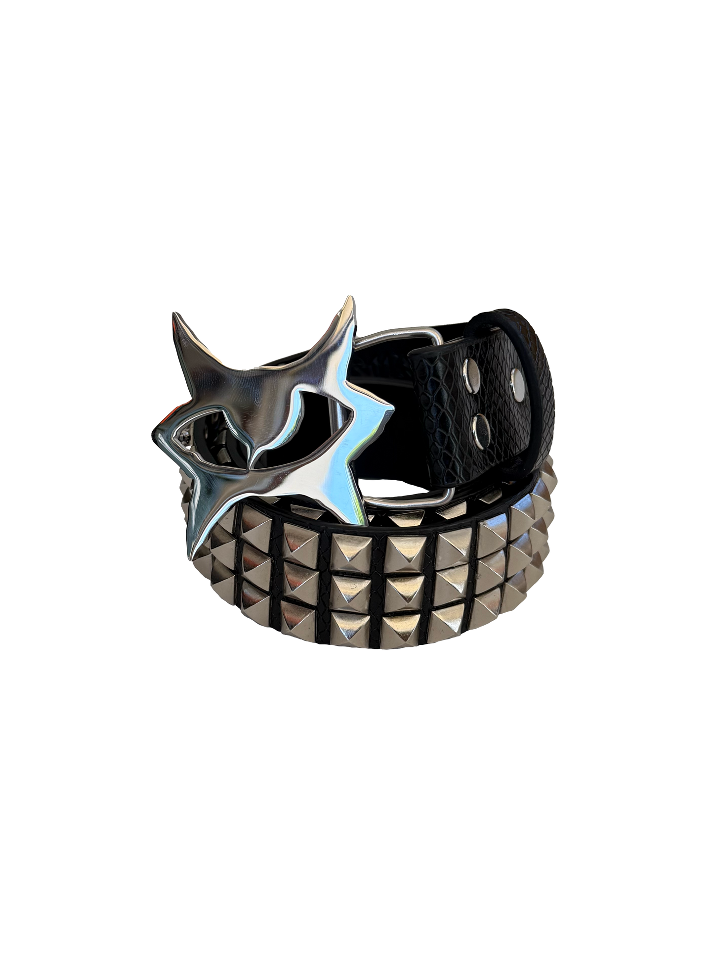 "vision" studded belt