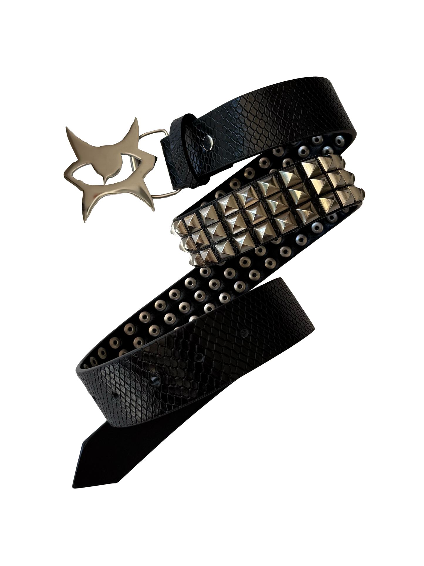 "vision" studded belt