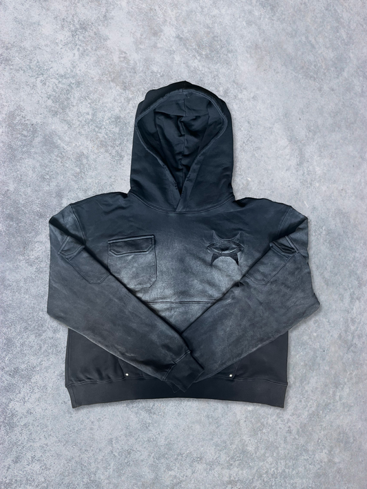 "Obsidian" Cargo Hoodie