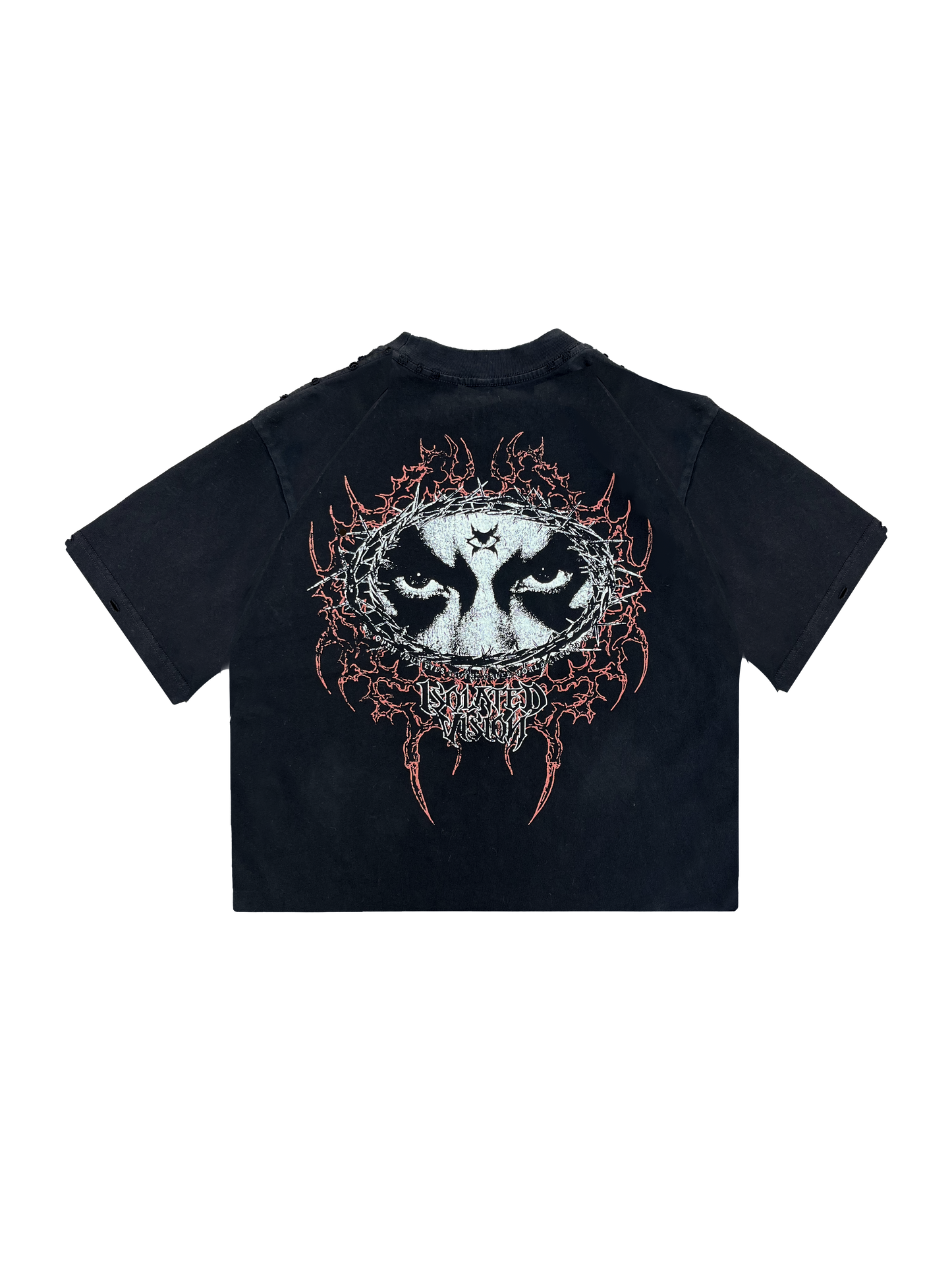 “cyber” cropped tee
