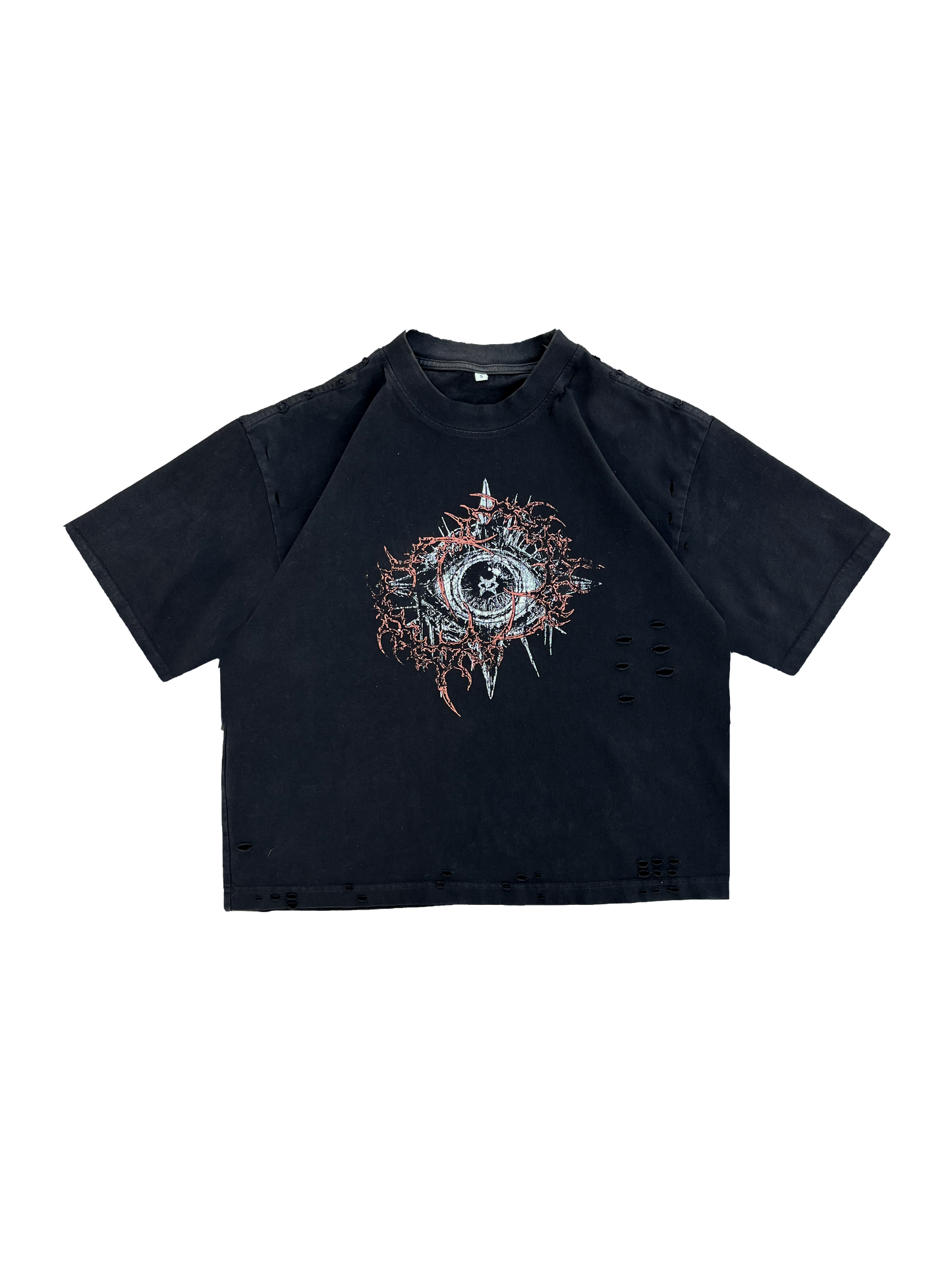 “cyber” cropped tee
