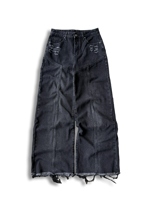 "Despair" Baggy Denim